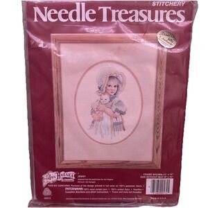 Needle Treasures Stitchery Kit Jenny Adapted from‎ Watercolor Jan Hagara 00574
